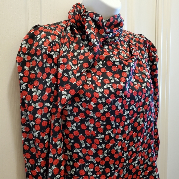 🎈2/$50 Zara Rose Peplum Blouse - Picture 4 of 16